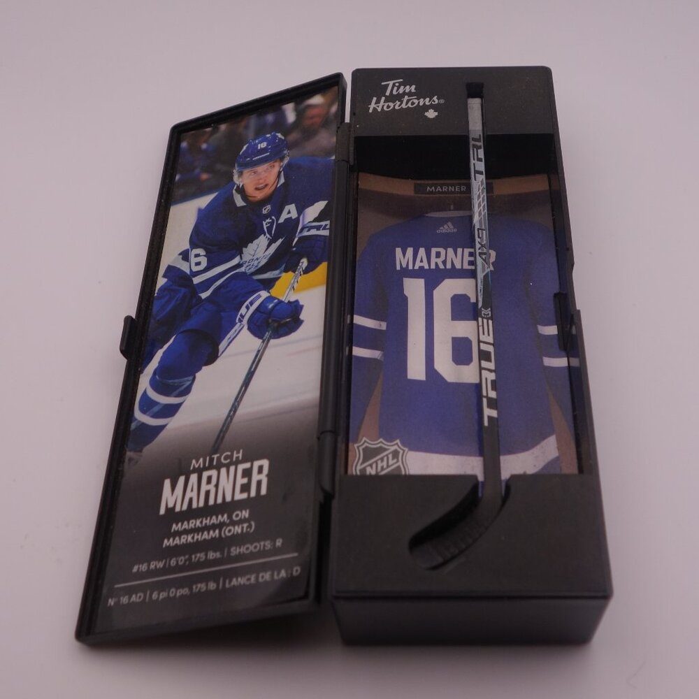 Tim Hortons Mitch Marner 16 Mini Hockey Stick with Box